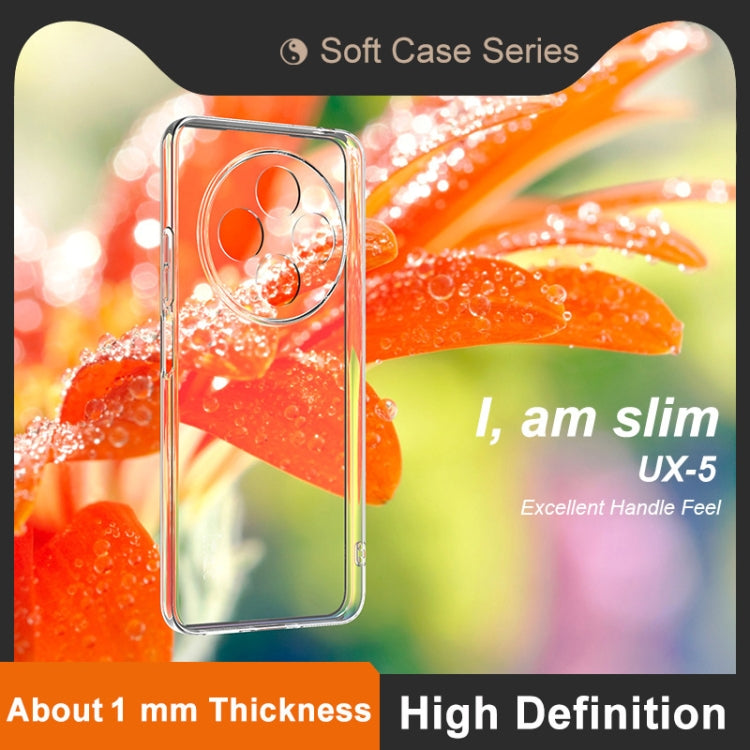 For Redmi 14C 4G / 14R imak UX-5 Series Super Slim Transparent Shockproof TPU Protective Case - Transparent