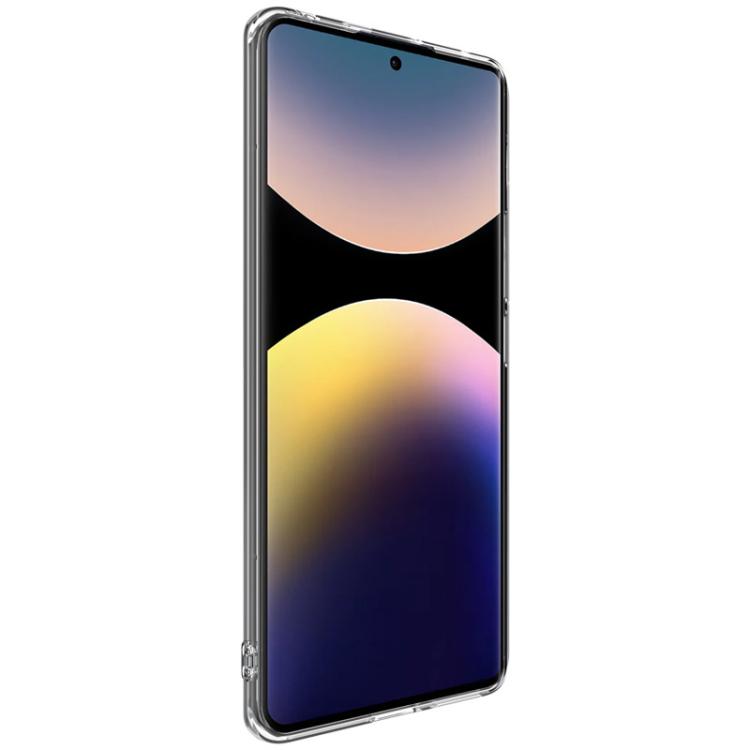 For Redmi Note 14 Pro 4G Global imak UX-5 Series Super Slim Transparent Shockproof TPU Protective Case - Transparent