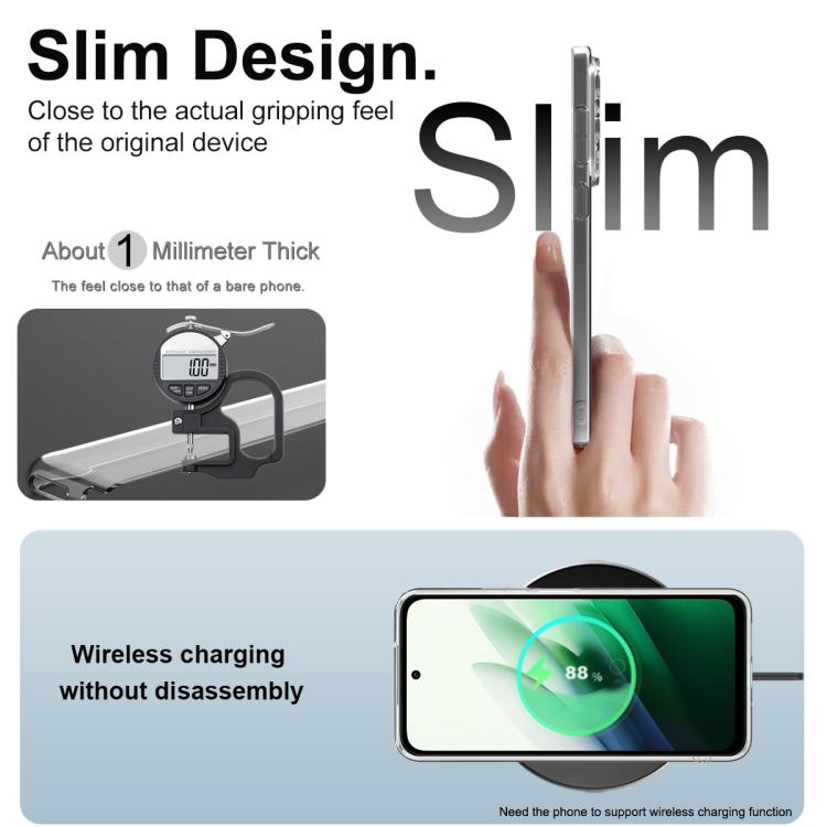 For Redmi 15 5G / 4G EU 171mm imak UX-5 Series Super Slim Transparent Shockproof TPU Protective Case - Transparent