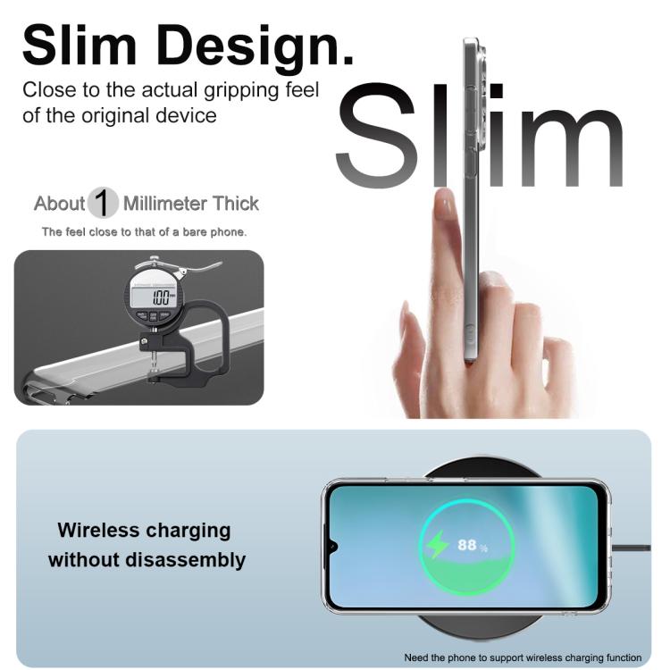 For Redmi 15C 5G/4G Global 171mm/Poco C85 4G imak UX-5 Series Super Slim Transparent Shockproof TPU Protective Case - Transparent