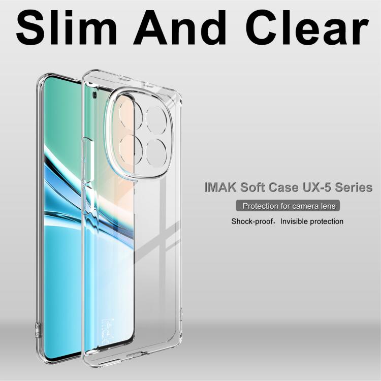 For Redmi Note 15 5G Global 164mm imak UX-5 Series Super Slim Transparent Shockproof TPU Protective Case - Transparent