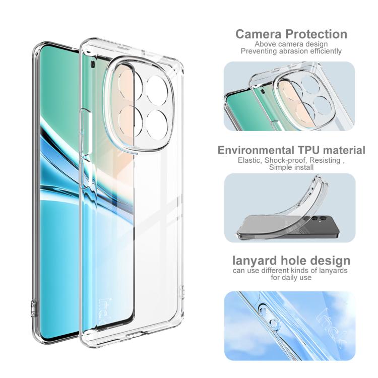 For Redmi Note 15 5G Global 164mm imak UX-5 Series Super Slim Transparent Shockproof TPU Protective Case - Transparent