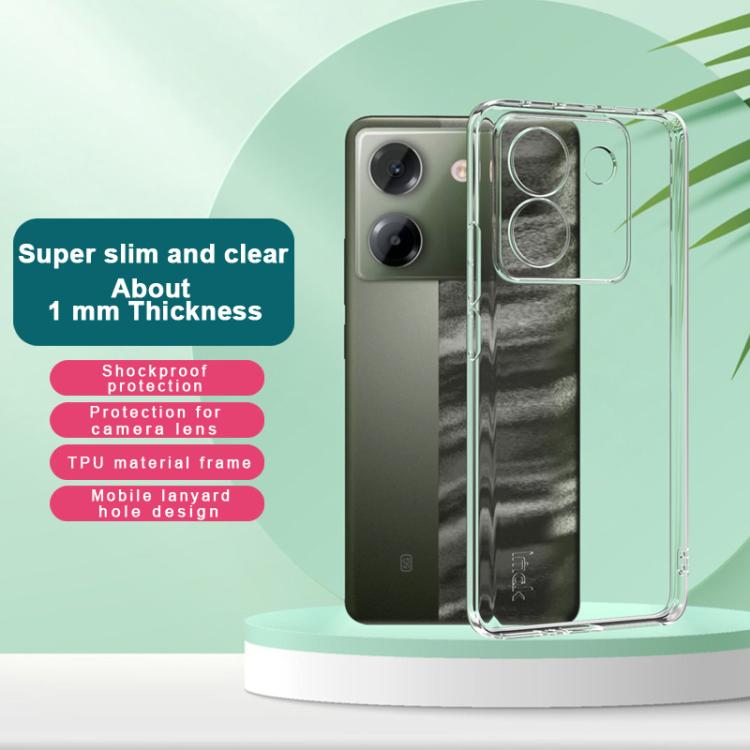 For Xiaomi POCO M7 Pro 5G imak UX-5 Series Super Slim Transparent Shockproof TPU Protective Case - Transparent