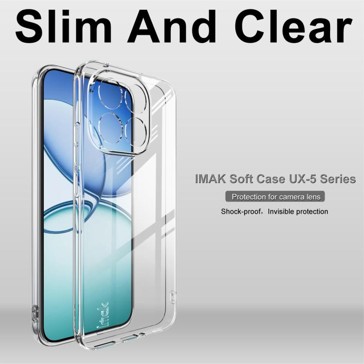 For Xiaomi 15T 5G imak UX-5 Series Super Slim Transparent Shockproof TPU Protective Case - Transparent