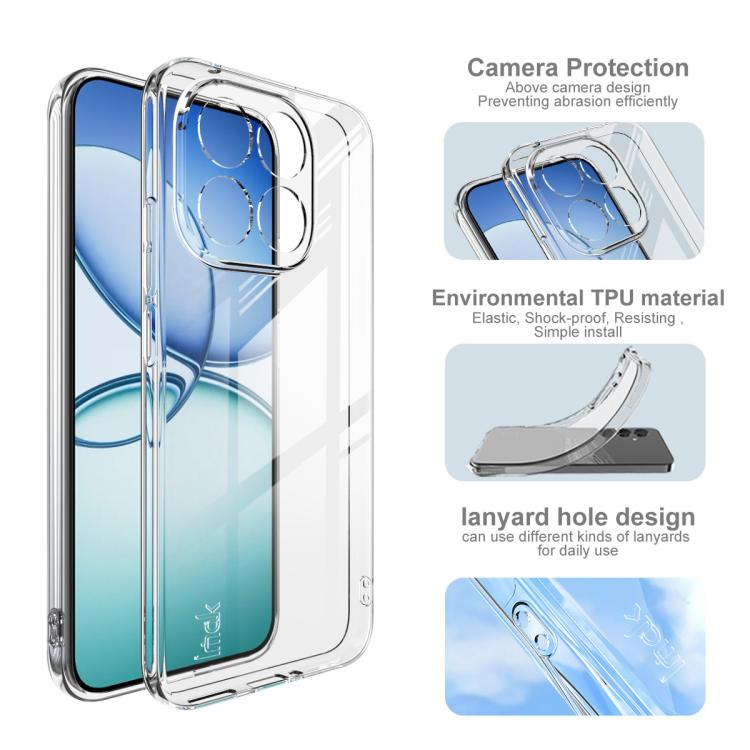 For Xiaomi 15T 5G imak UX-5 Series Super Slim Transparent Shockproof TPU Protective Case - Transparent