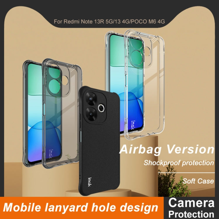 For Xiaomi Redmi 13 4G Global imak Shockproof Airbag TPU Phone Case