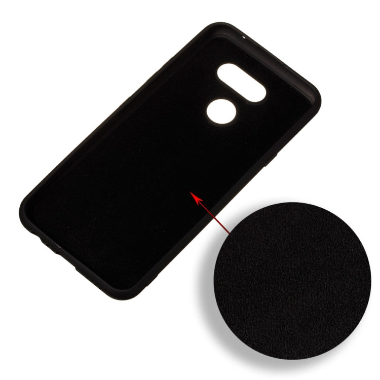 For LG K40S Pure Color Liquid Silicone Shockproof Full Coverage Protective Case