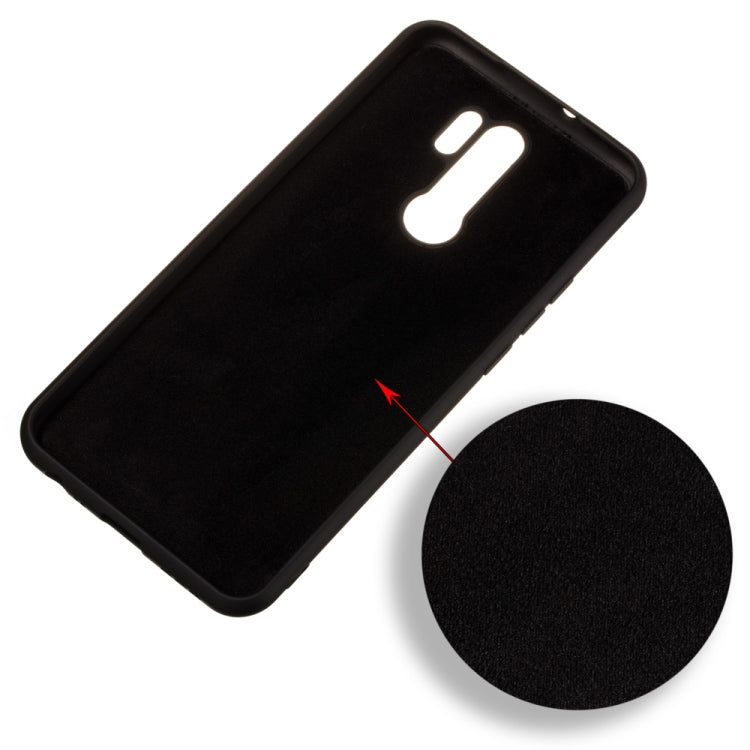 For Xiaomi Redmi 9 Pure Color Liquid Silicone Shockproof Full Coverage Protective Case