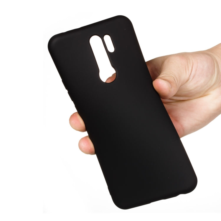 For Xiaomi Redmi 9 Pure Color Liquid Silicone Shockproof Full Coverage Protective Case