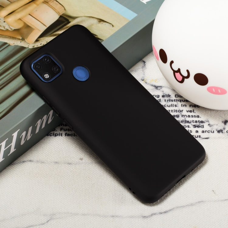 For Xiaomi Redmi 9C Pure Color Liquid Silicone Shockproof Full Coverage Protective Case