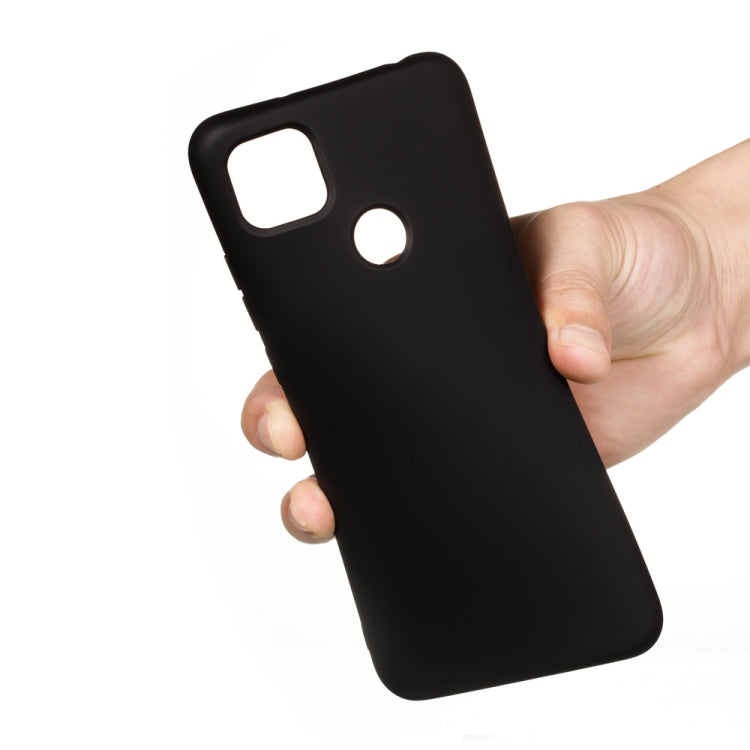 For Xiaomi Redmi 9C Pure Color Liquid Silicone Shockproof Full Coverage Protective Case