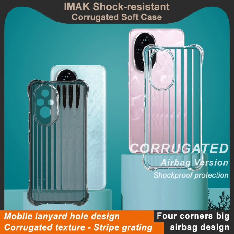 For Honor 200 IMAK Corrugated Texture Airbag TPU Phone Case