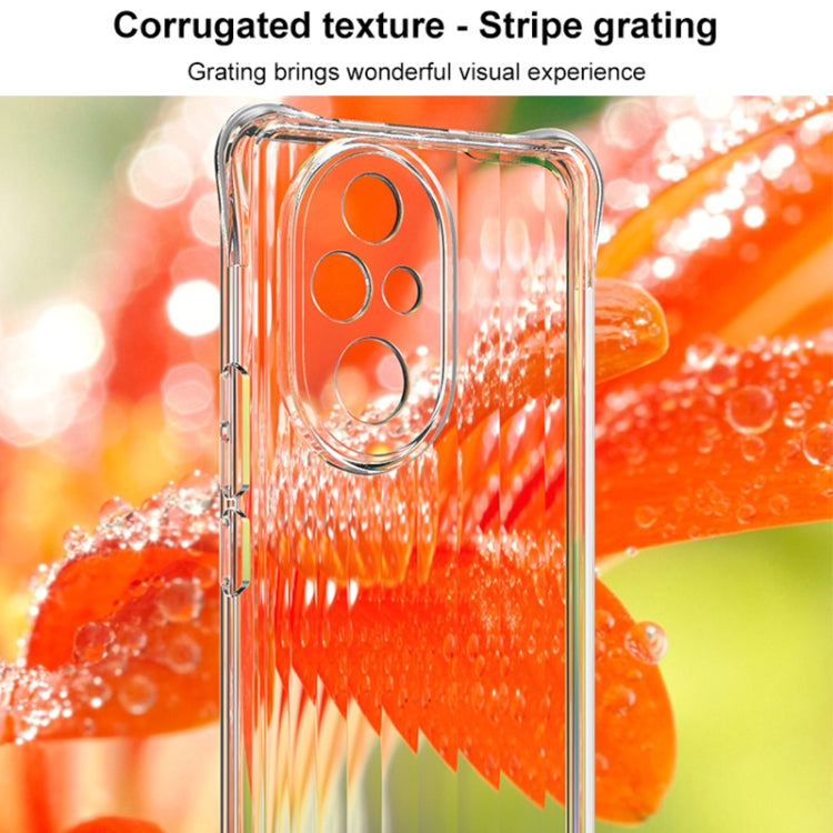 For Honor 200 Pro IMAK Corrugated Texture Airbag TPU Phone Case
