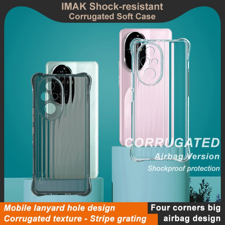 For Honor 200 Pro IMAK Corrugated Texture Airbag TPU Phone Case