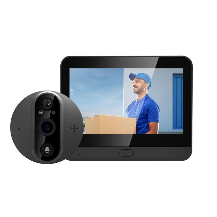 ESCAM C89 1080P 4.3 inch Smart Digital Door Viewer, Support Wide Angle PIR & Night Vision Photo