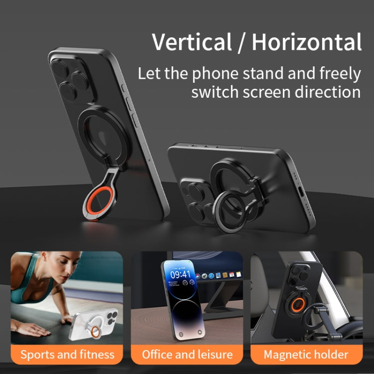 360 Rotations MagSafe Magnetic Finger Ring with Phone Holder