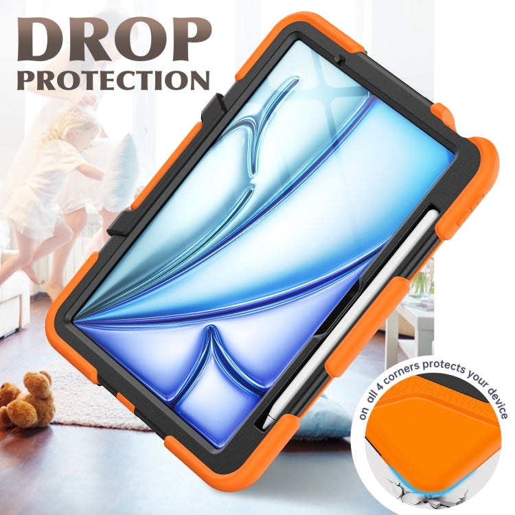 For iPad Air 11 2026 / 2025 / 2024 Colorful Silicone Heavy Duty Hybrid PC Tablet Case