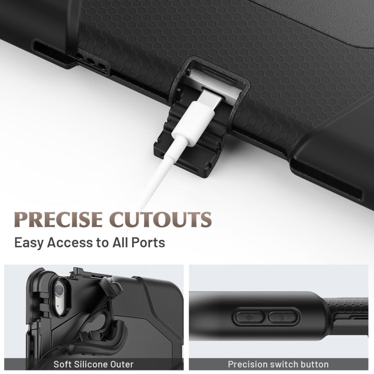For iPad Air 11 2026 / 2025 / 2024 Colorful Silicone Heavy Duty Hybrid PC Tablet Case