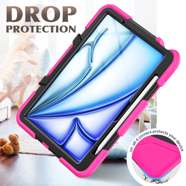 For iPad Air 11 2026 / 2025 / 2024 Colorful Silicone Heavy Duty Hybrid PC Tablet Case