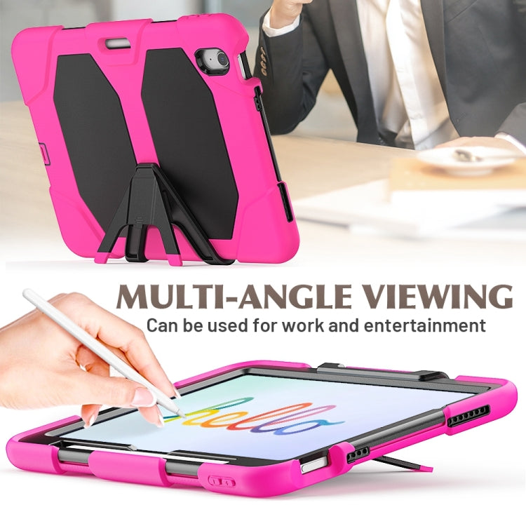 For iPad Air 11 2026 / 2025 / 2024 Colorful Silicone Heavy Duty Hybrid PC Tablet Case