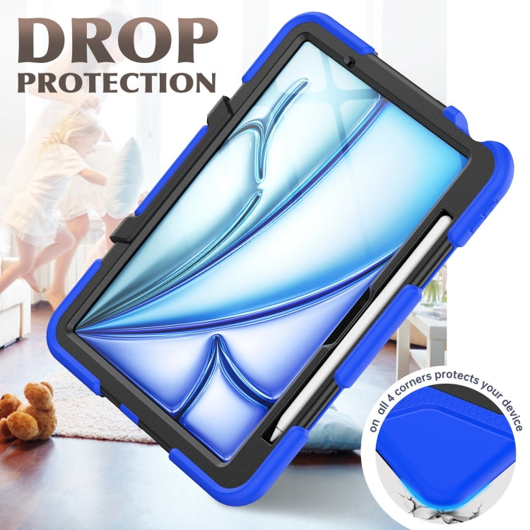 For iPad Air 11 2026 / 2025 / 2024 Colorful Silicone Heavy Duty Hybrid PC Tablet Case
