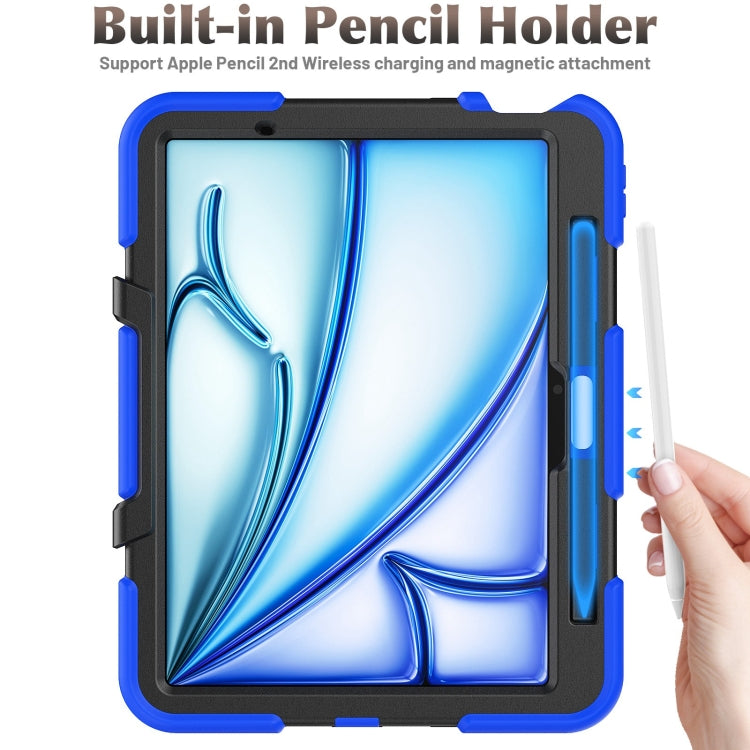 For iPad Air 11 2026 / 2025 / 2024 Colorful Silicone Heavy Duty Hybrid PC Tablet Case