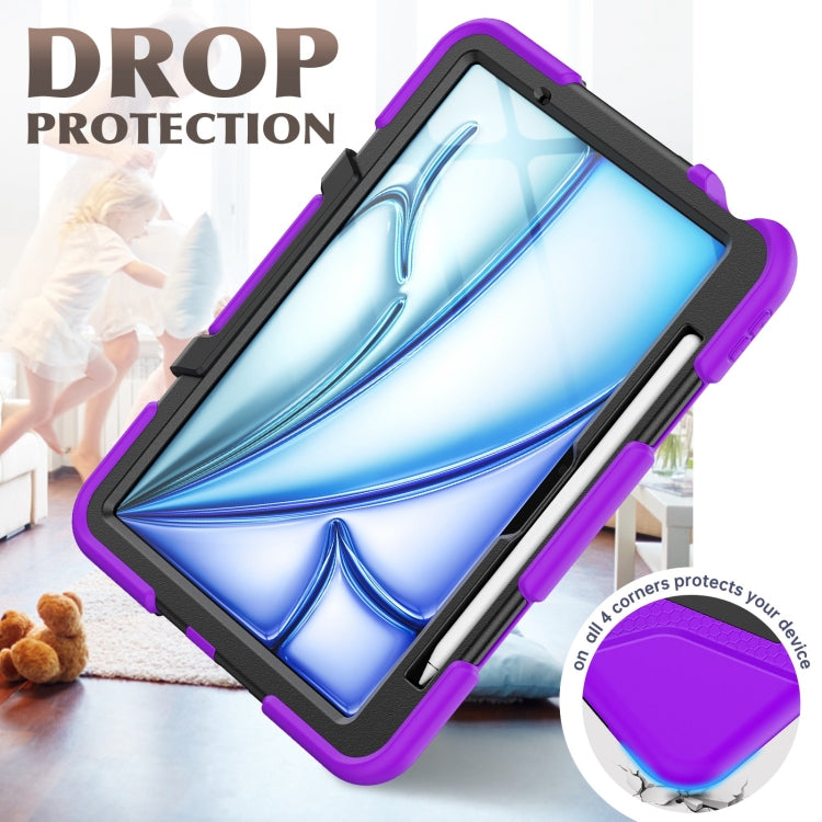 For iPad Air 11 2026 / 2025 / 2024 Colorful Silicone Heavy Duty Hybrid PC Tablet Case