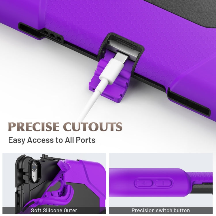 For iPad Air 11 2026 / 2025 / 2024 Colorful Silicone Heavy Duty Hybrid PC Tablet Case