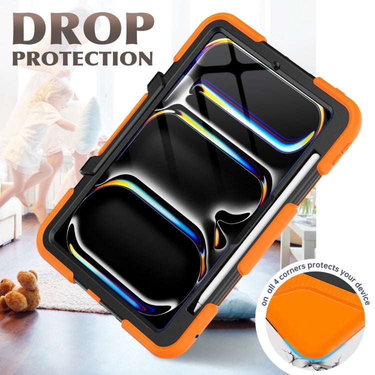 For iPad Pro 11 2025 / 2024 Colorful Silicone Heavy Duty Hybrid PC Tablet Case