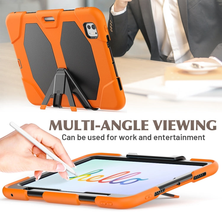 For iPad Pro 11 2025 / 2024 Colorful Silicone Heavy Duty Hybrid PC Tablet Case