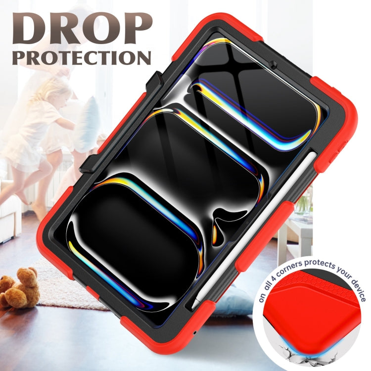 For iPad Pro 11 2025 / 2024 Colorful Silicone Heavy Duty Hybrid PC Tablet Case
