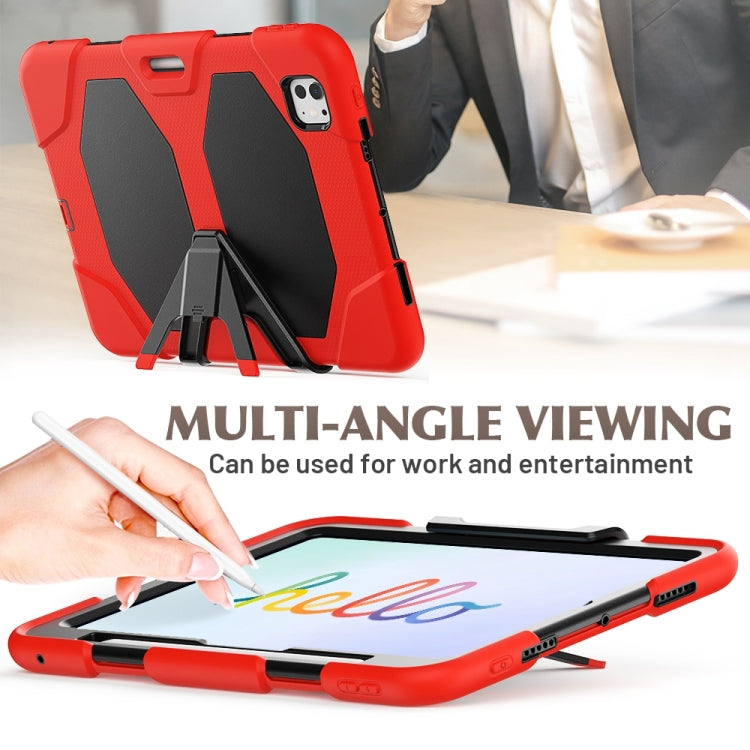 For iPad Pro 11 2025 / 2024 Colorful Silicone Heavy Duty Hybrid PC Tablet Case