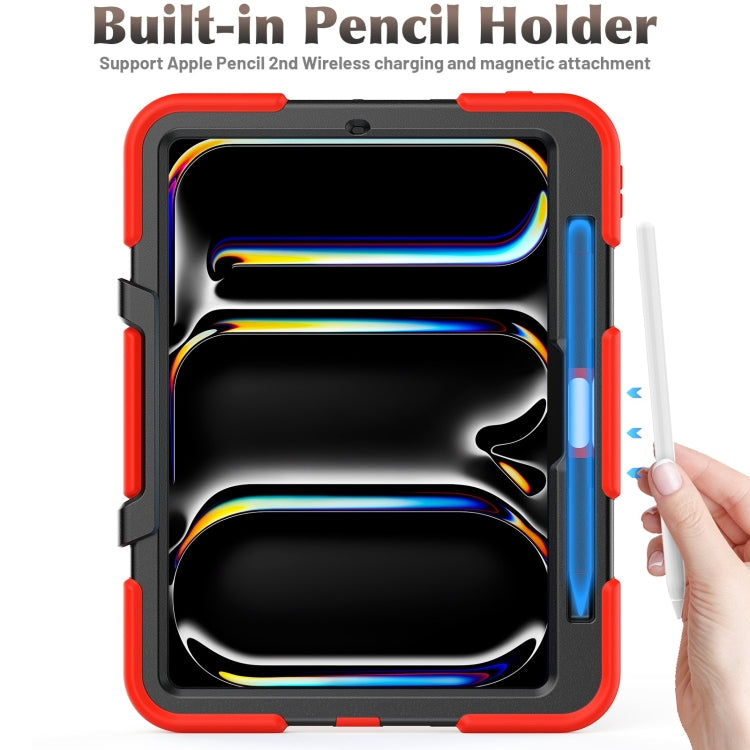 For iPad Pro 11 2025 / 2024 Colorful Silicone Heavy Duty Hybrid PC Tablet Case