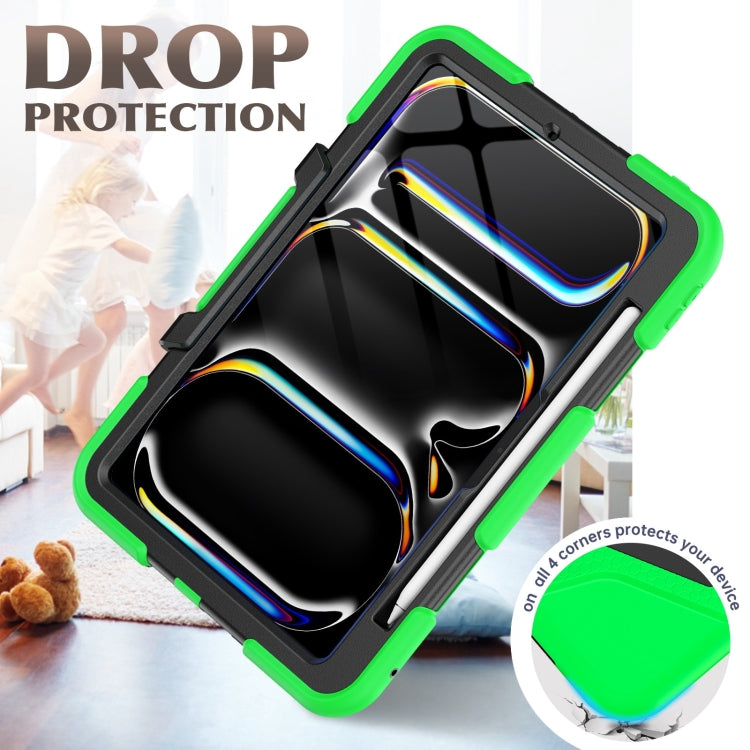 For iPad Pro 11 2025 / 2024 Colorful Silicone Heavy Duty Hybrid PC Tablet Case
