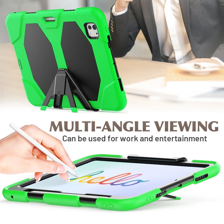 For iPad Pro 11 2025 / 2024 Colorful Silicone Heavy Duty Hybrid PC Tablet Case