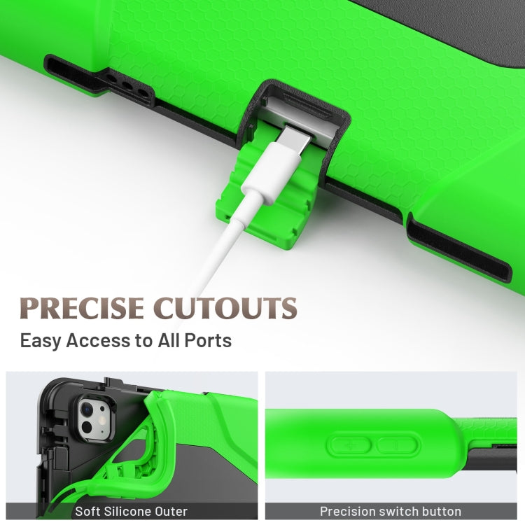 For iPad Pro 11 2025 / 2024 Colorful Silicone Heavy Duty Hybrid PC Tablet Case
