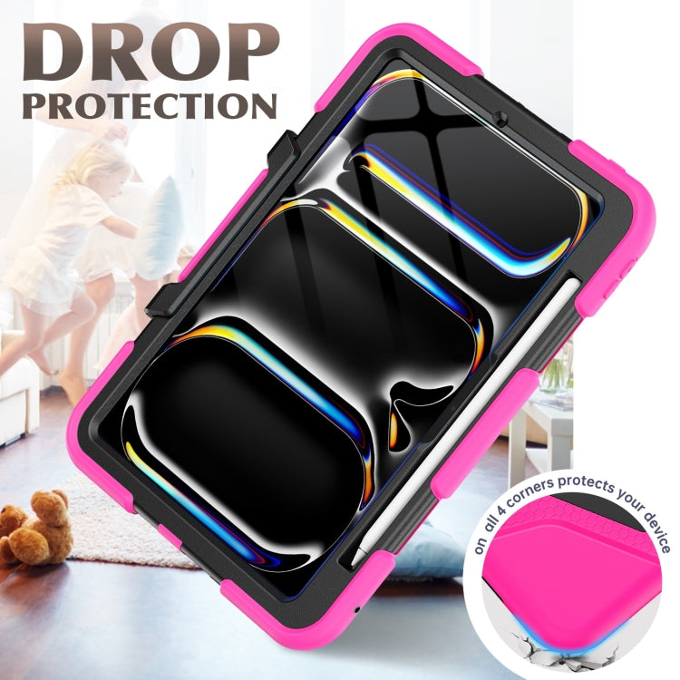 For iPad Pro 11 2025 / 2024 Colorful Silicone Heavy Duty Hybrid PC Tablet Case