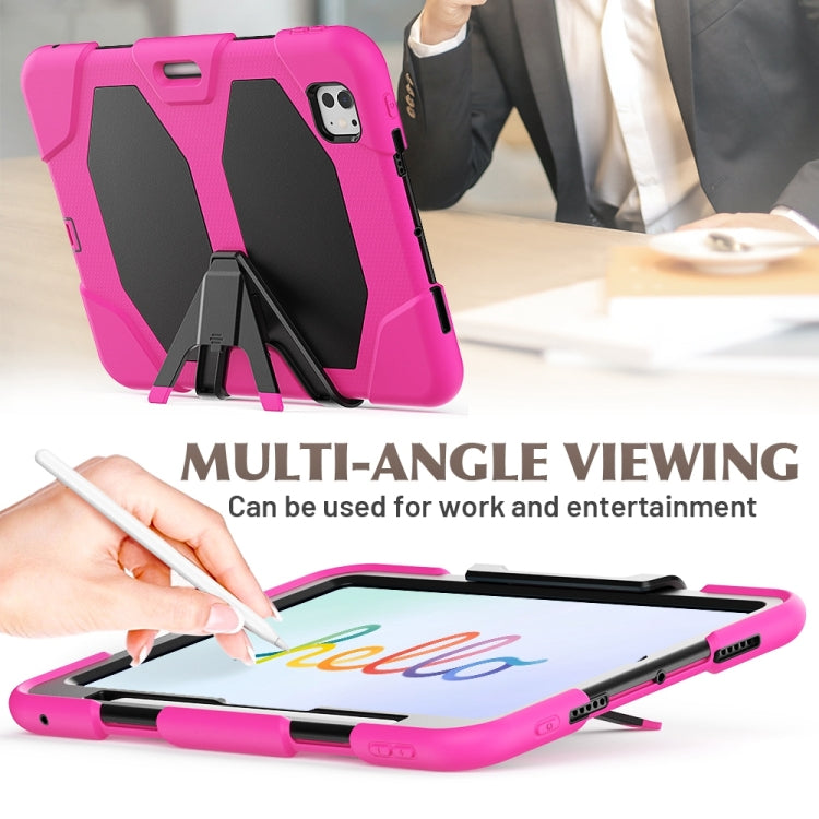 For iPad Pro 11 2025 / 2024 Colorful Silicone Heavy Duty Hybrid PC Tablet Case