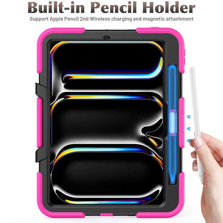For iPad Pro 11 2025 / 2024 Colorful Silicone Heavy Duty Hybrid PC Tablet Case