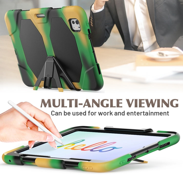 For iPad Pro 11 2025 / 2024 Colorful Silicone Heavy Duty Hybrid PC Tablet Case