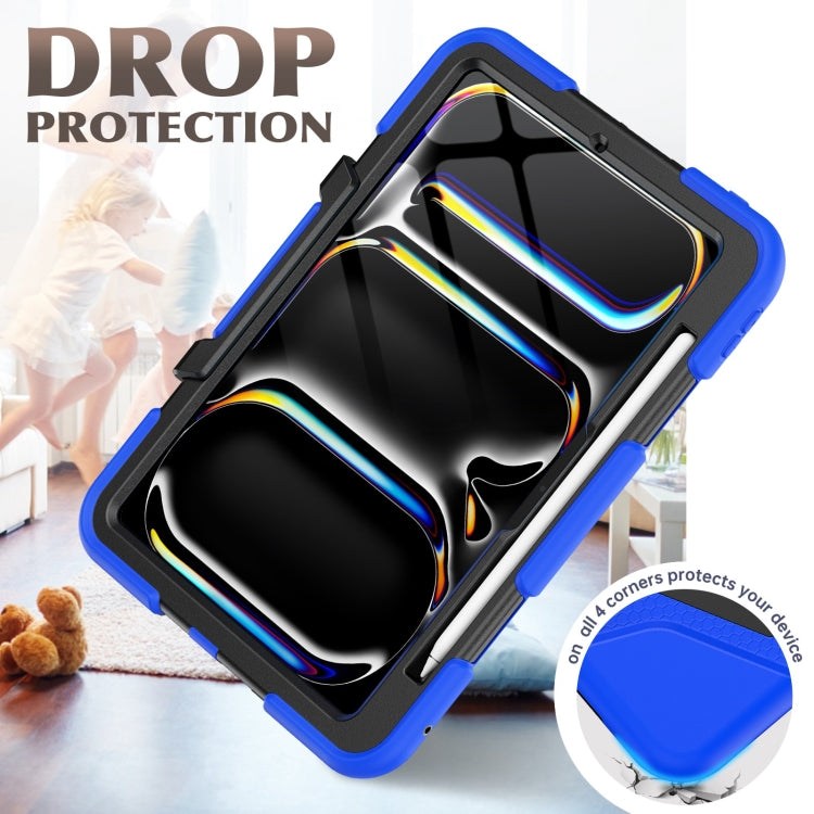 For iPad Pro 11 2025 / 2024 Colorful Silicone Heavy Duty Hybrid PC Tablet Case