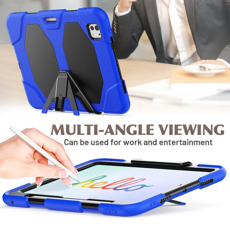For iPad Pro 11 2025 / 2024 Colorful Silicone Heavy Duty Hybrid PC Tablet Case