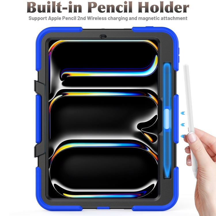 For iPad Pro 11 2025 / 2024 Colorful Silicone Heavy Duty Hybrid PC Tablet Case