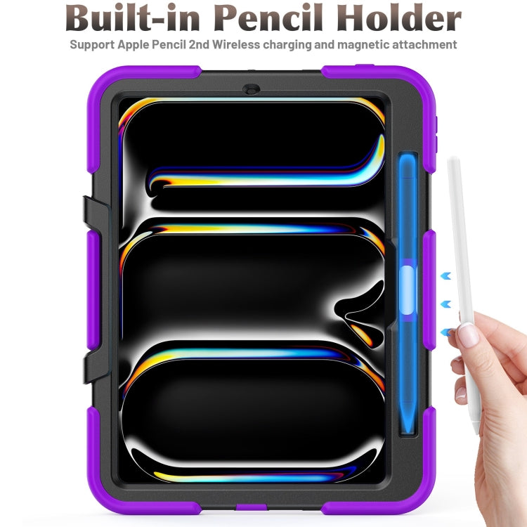 For iPad Pro 11 2025 / 2024 Colorful Silicone Heavy Duty Hybrid PC Tablet Case