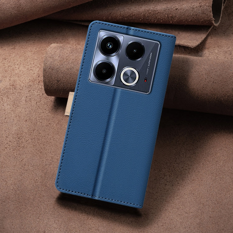 For Infinix Note 40 4G Color Matching RFID Anti-theft Leather Phone Case