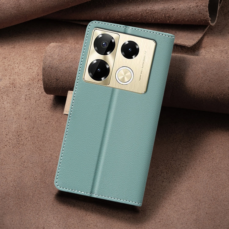 For Infinix Note 40 Pro 5G / 4G / 40 Pro+ Color Matching RFID Anti-theft Leather Phone Case