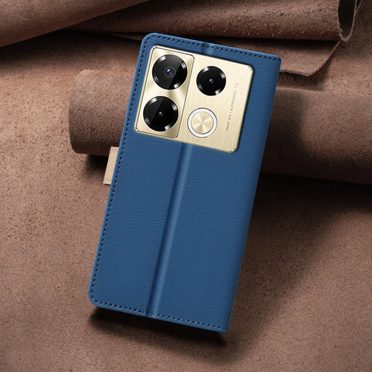 For Infinix Note 40 Pro 5G / 4G / 40 Pro+ Color Matching RFID Anti-theft Leather Phone Case