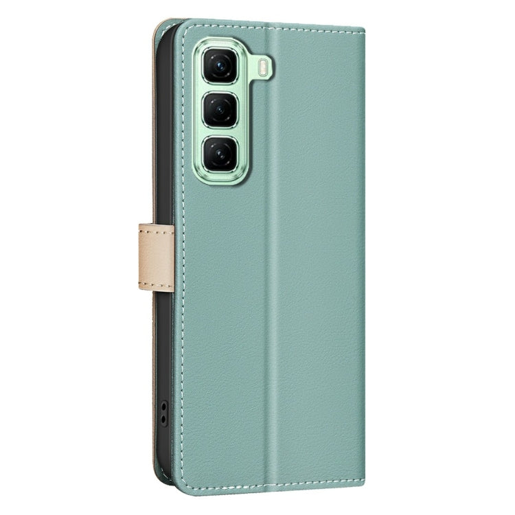 For Infinix Hot 50 5G Color Matching RFID Anti-theft Leather Phone Case