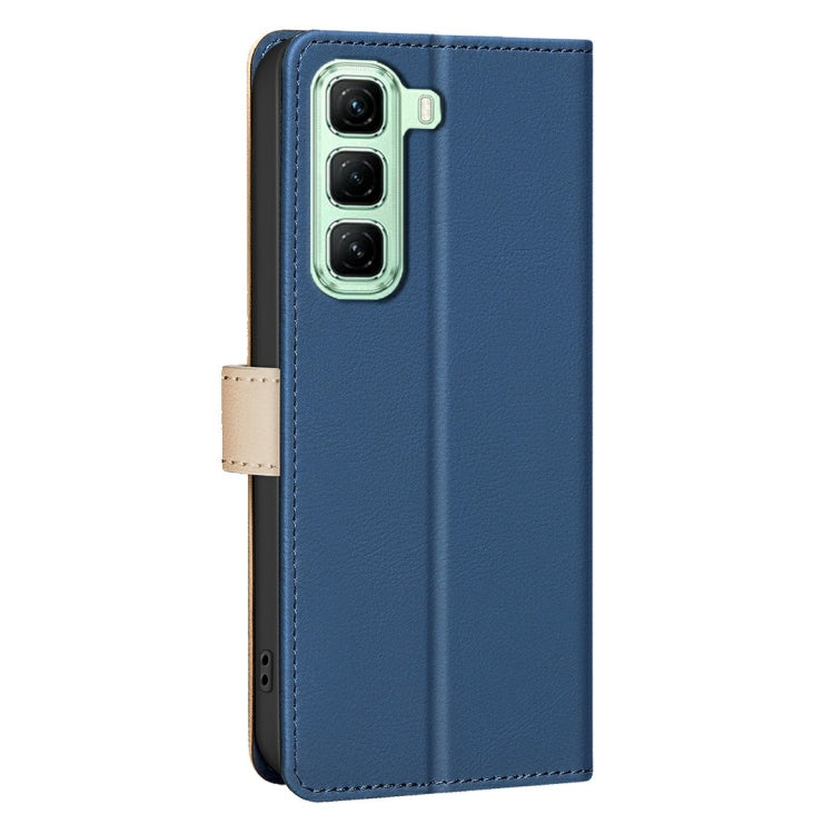 For Infinix Hot 50 5G Color Matching RFID Anti-theft Leather Phone Case