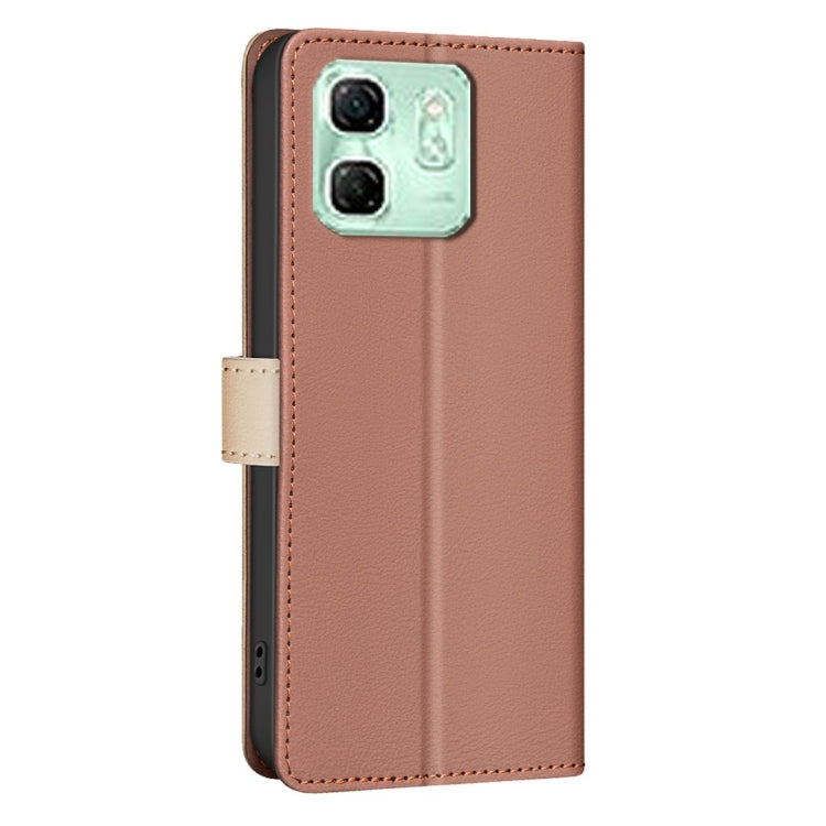 For Infinix Smart 9 / Hot 50i Color Matching RFID Anti-theft Leather Phone Case